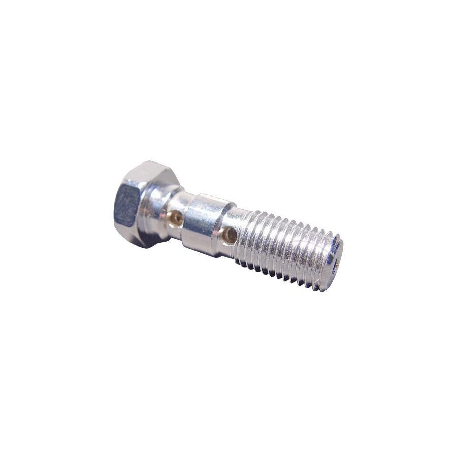 Vis - Double - Banjo M10 x1.00 - Aluminium - Naturel