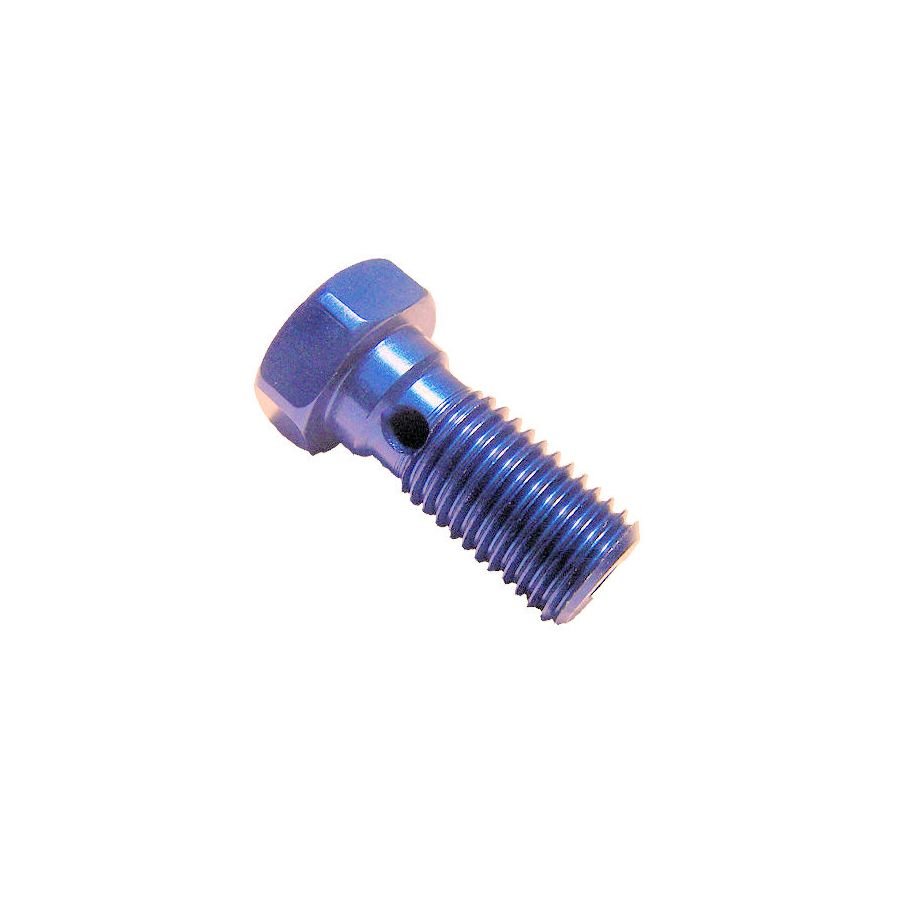 Vis - Simple - Banjo M10 x1.00 - Aluminium - Bleue