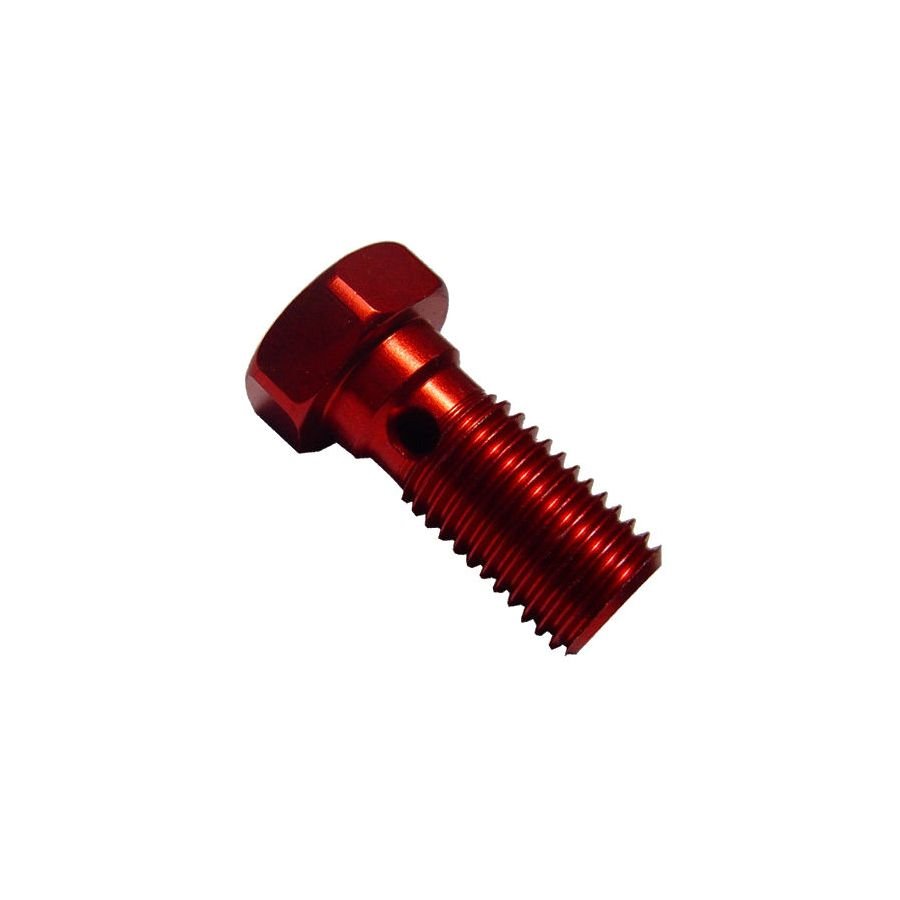 Vis - Simple - Banjo M10 x1.00 - Aluminium - Rouge