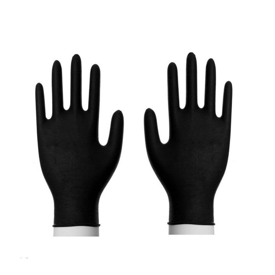 Gants de travail - Taille 8-9 (L) - Nitril - boite x100 - a usage unique