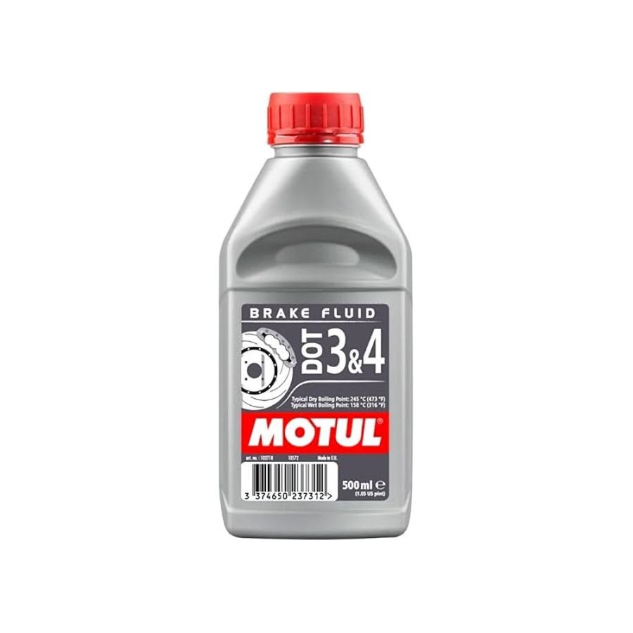 0.5 Litre - Motul 3&4- DOT 4 - Liquide de frein - Embrayage