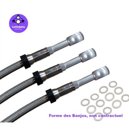 Frein - Durite Aviation - 2 disques - CB750K Four - K2-K7