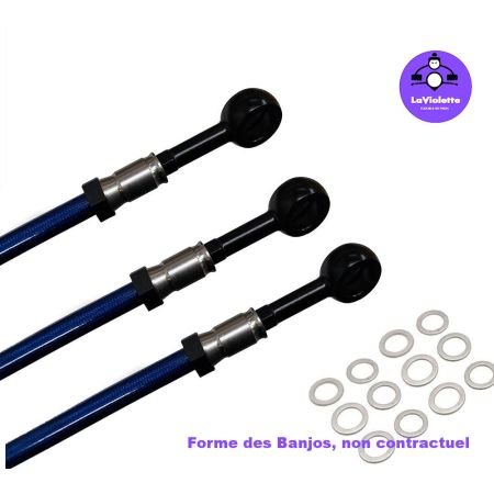 Frein - Durite Aviation - 2 disques - CB750K Four - K2-K7
