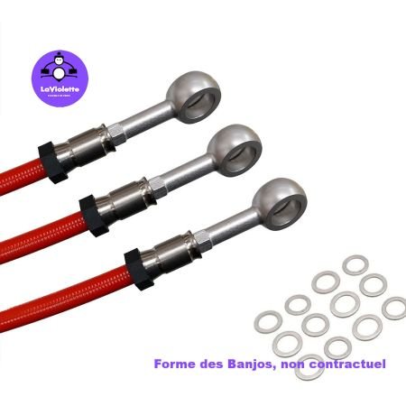 Frein - Durite Aviation - 2 disques - CB750K Four - K2-K7