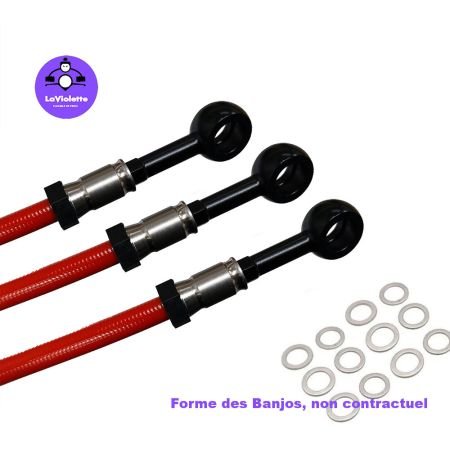 Frein - Durite Aviation - 2 disques - CB750K Four - K2-K7