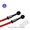 Durite Aviation - Frein - Avant - CBR1000 RR - (SC57) - 04-05 - Banjo Noir