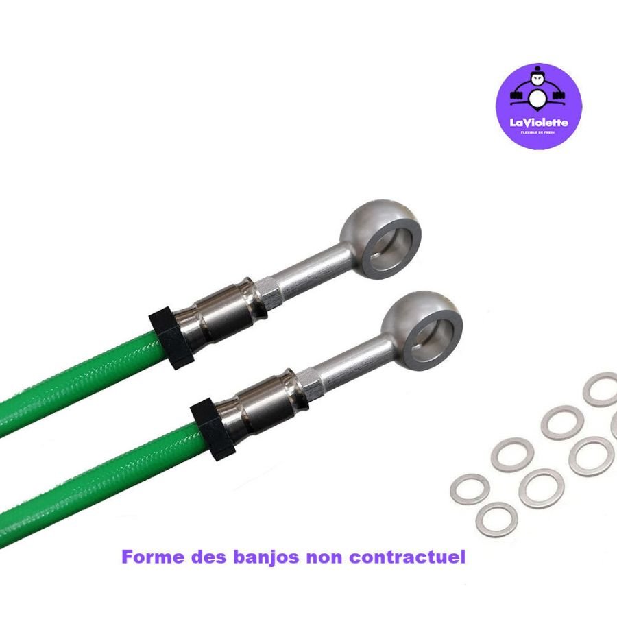 Durite Aviation - Frein - Avant - CBR1000 RR - (SC57) - 04-07 - Banjo Aluminium