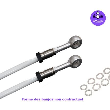 Durite Aviation - Frein - Avant - CBR1000 RR - (SC57) - 04-07 - Banjo Aluminium