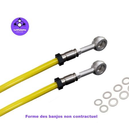 Durite Aviation - Frein - Avant - CBR1000 RR - (SC57) - 04-07 - Banjo Aluminium