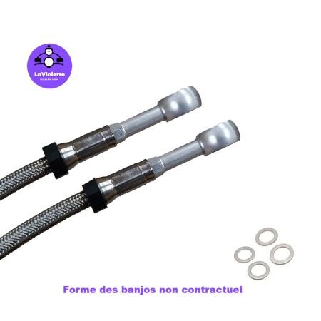 Durite Aviation - Frein - Avant - CBR1000 RR - (SC57) - 04-07 - Banjo Aluminium