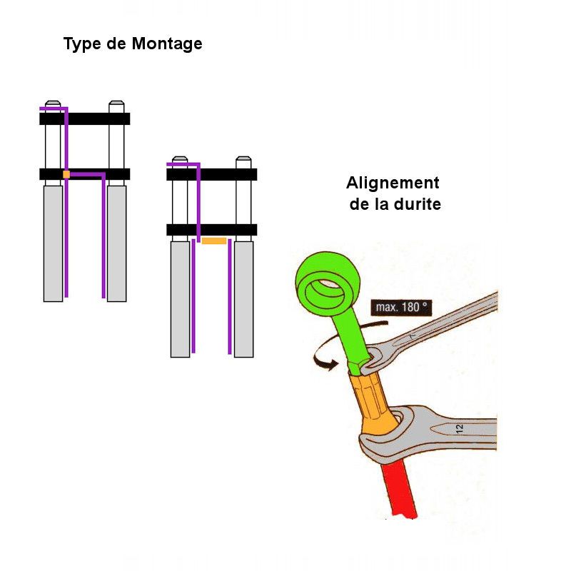 Durite - Frein - Avant - TDM850 - TDM 850 - (3VD) - 95-... 