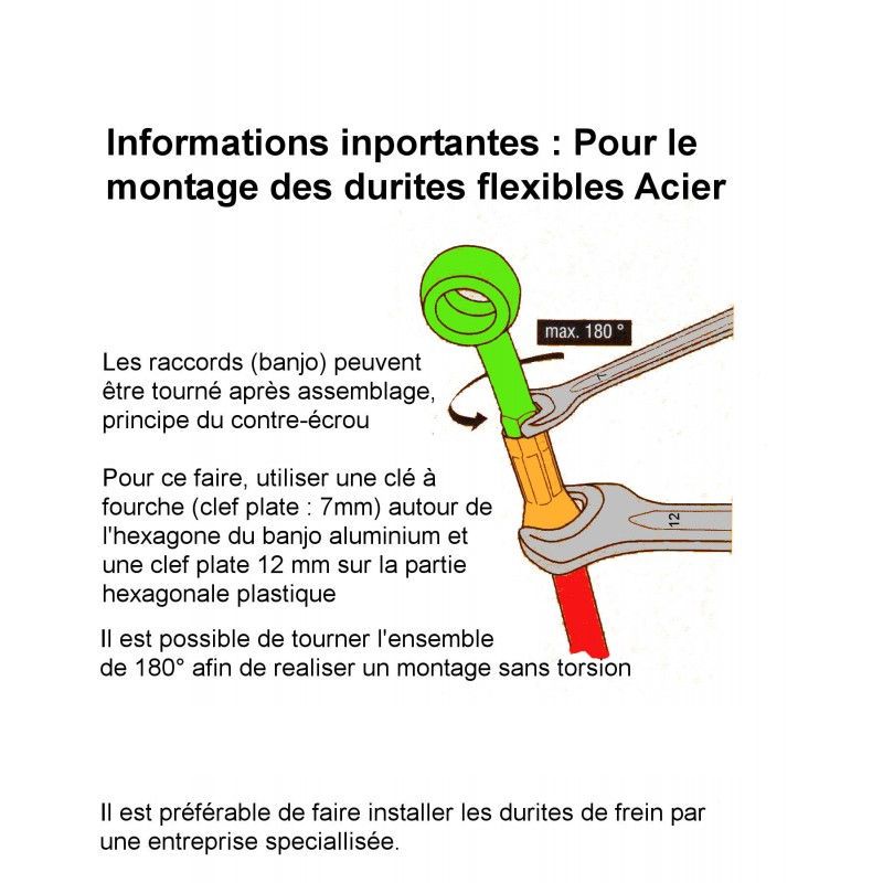 Durite - Frein - Arriere - R 100 RS - (76-80)